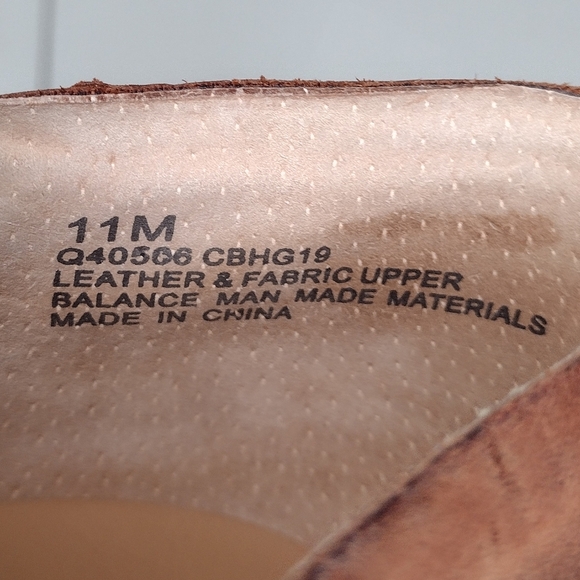 Kork-Ease Brown Leather Boho Low Stacked Heel Slip On Loafers Ankle Booties Sz11 - Picture 13 of 13